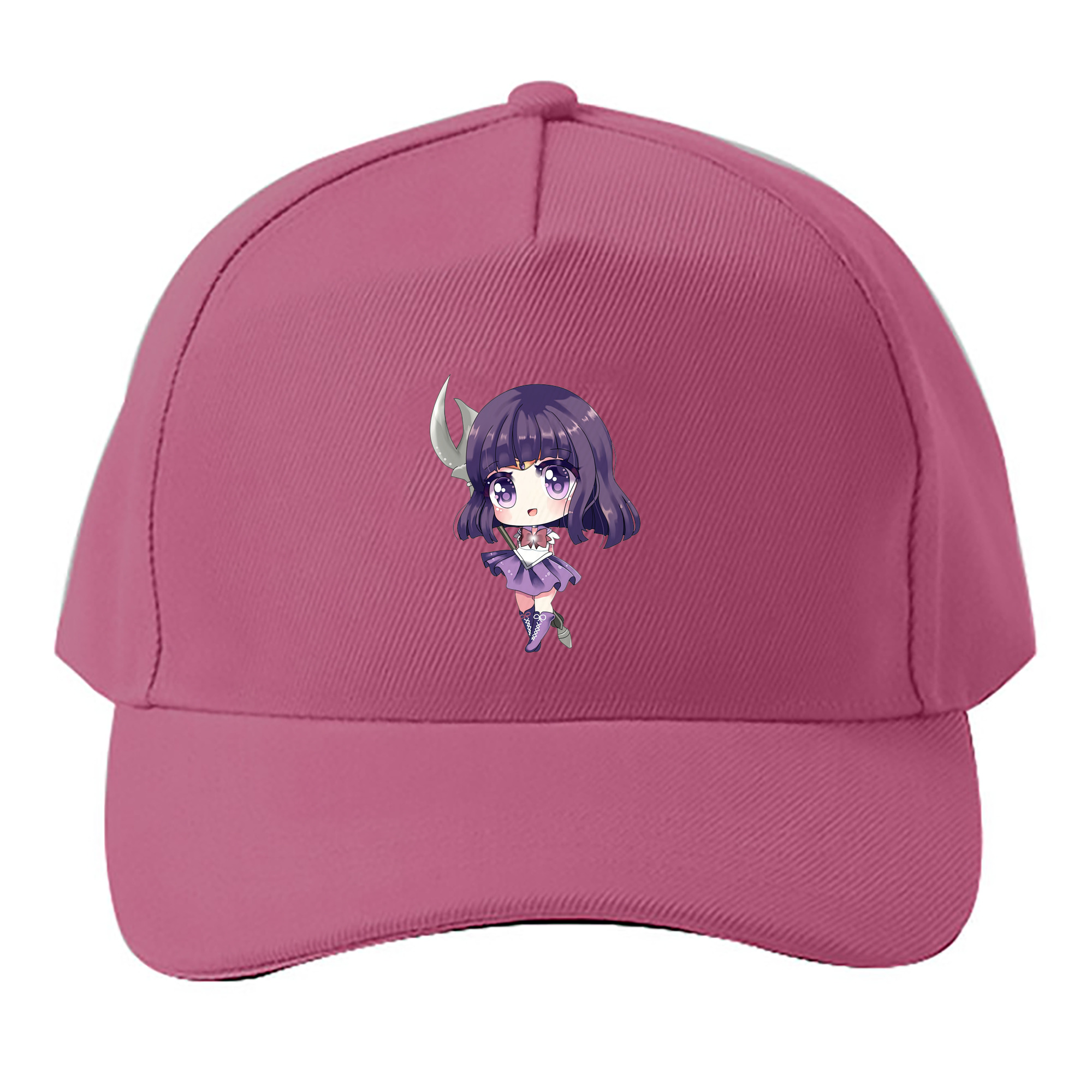 （画像用） 美少女戦士セーラームーン 土萠ほたる Sailor Moon Tomoe Hotaru （セーラーサターン；Sailor Saturn） ベースボールキャップ 綿100％ 男女兼用 帽子 スポーツ
